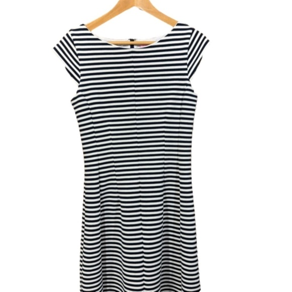 Lilly Pulitzer Briella Navy and White Striped Mini Dress - Picture 4 of 6